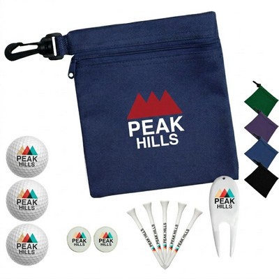 Custom Zipper Bag Golf Kit Pack